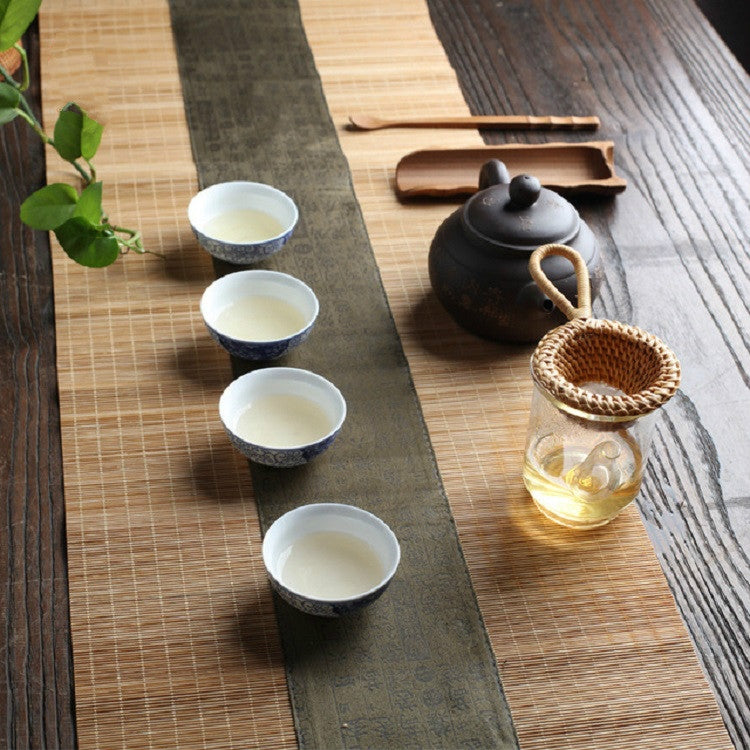 Bamboo Woven Creative Filter Reusable Filter Tea Colander Gadget, Style:Bamboo Pole Hole Tea Leak - Tea Strainers by PMC TechLife | Online Shopping South Africa | PMC TechLife | Buy Now Pay Later Mobicred