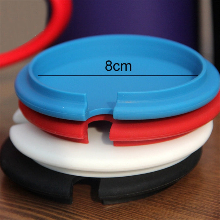 5 PCS Creative Cup Lids Food-grade Silicone Cup Cover Heat-resistant Safe Healthy Silicone Lid with Gap(Yellow) - free shipping - PMC TechLife - Order now!