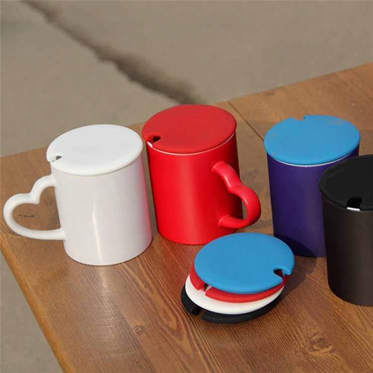 5 PCS Creative Cup Lids Food-grade Silicone Cup Cover Heat-resistant Safe Healthy Silicone Lid with Gap(Yellow) - free shipping - PMC TechLife - Order now!