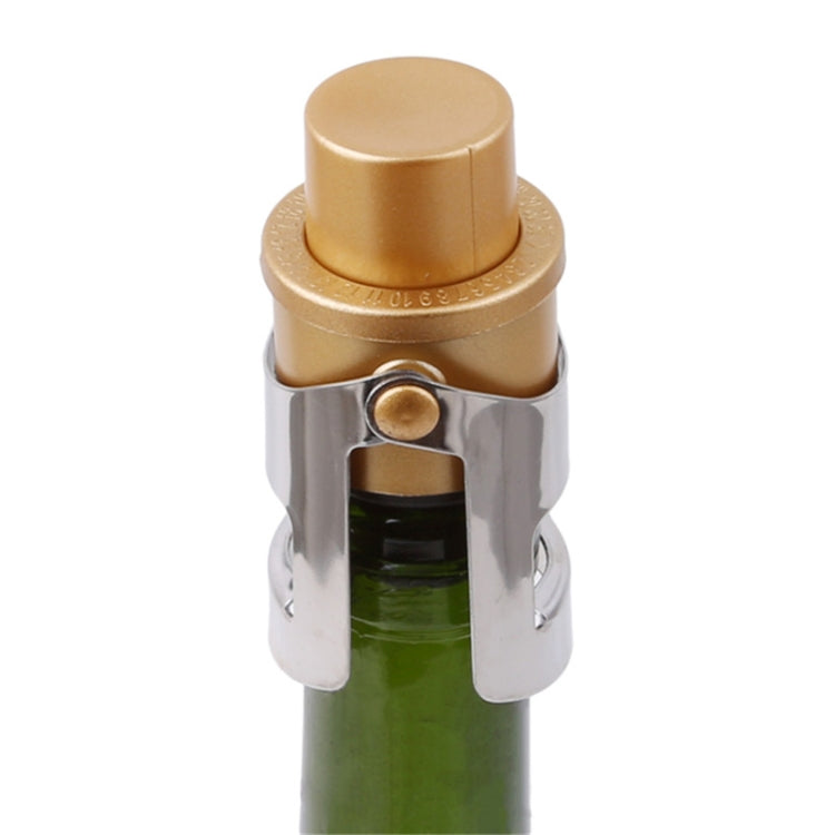 Push-button Stainless Steel Pumping Champagne Stopper Sparkling Champagne Snap Wing Vacuum Wine Stopper(Silver) - free shipping - PMC TechLife - Order now!