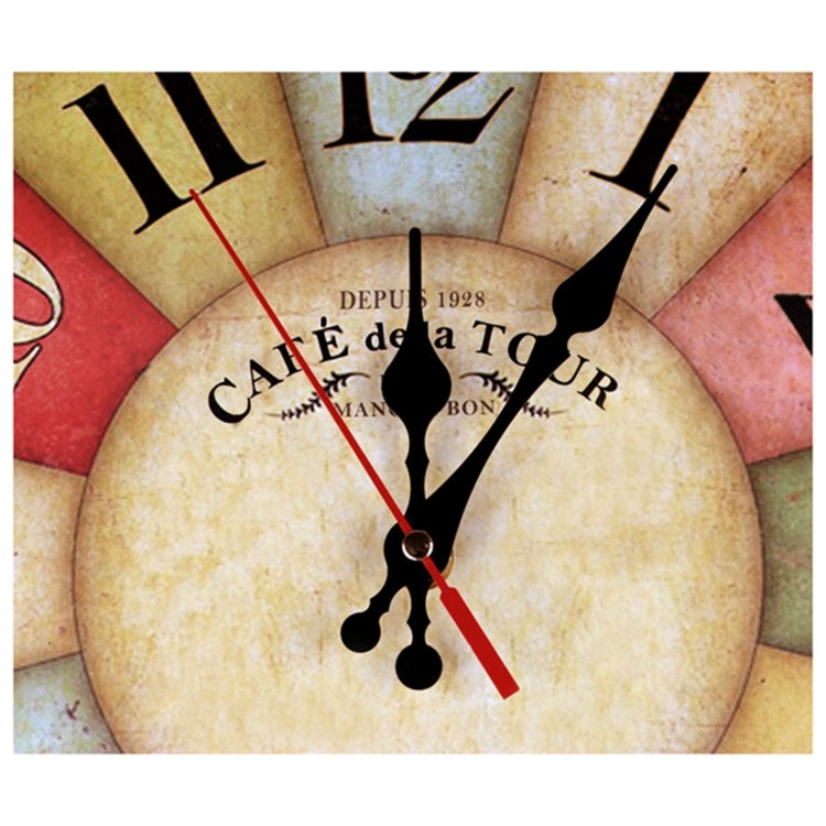 Vintage Wooden MDF Hanging Clock Mute Quartz Clock Living Room Wall Clock(86) - Wall Clock by PMc TechLife | Online Shopping South Africa | PMc TechLife | Buy Now Pay Later Mobicred