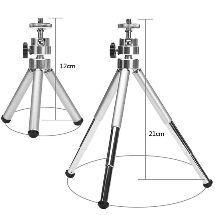 Mini Portable Telescopic Desktop Tripod DSLR Camera Table Tripod Stand Holder for GoPro Hero11 Black / HERO10 Black /9 Black /8 Black /7 /6 /5 /5 Session /4 Session /4 /3+ /3 /2 /1, DJI Osmo Action and Other Action Cameras - Portable Mini Tripod by PMC TechLife | Online Shopping South Africa | PMC TechLife | Buy Now Pay Later Mobicred