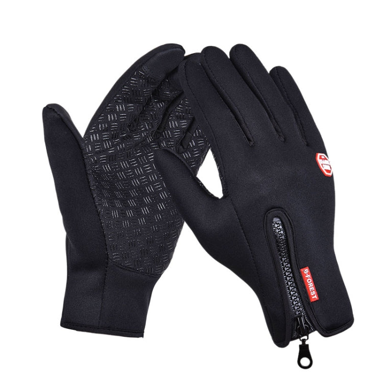 Outdoor Sports Hiking Winter Leather Soft Warm Bike Gloves For Men Women, Size:XL (Blue) - Full Finger Gloves by qepae | Online Shopping South Africa | PMC TechLife | Buy Now Pay Later Mobicred