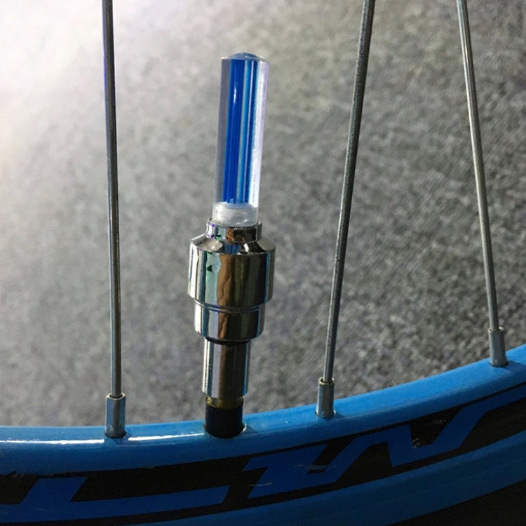 10 PCS LED Bicycle Lights Wheel Tire Valve Caps Bike Accessories Cycling Lantern Spokes Lamp(Blue) - free shipping - PMC TechLife - Order now!
