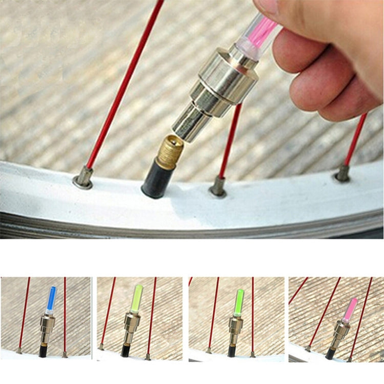 10 PCS LED Bicycle Lights Wheel Tire Valve Caps Bike Accessories Cycling Lantern Spokes Lamp(Red) - Decorative Lights by PMc TechLife | Online Shopping South Africa | PMc TechLife | Buy Now Pay Later Mobicred