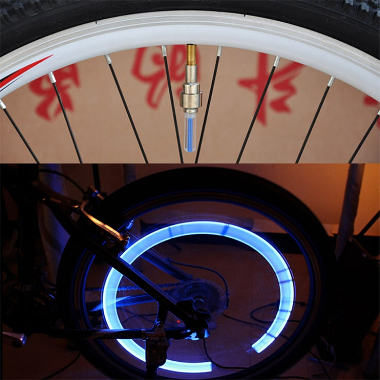 10 PCS LED Bicycle Lights Wheel Tire Valve Caps Bike Accessories Cycling Lantern Spokes Lamp(Red) - Decorative Lights by PMc TechLife | Online Shopping South Africa | PMc TechLife | Buy Now Pay Later Mobicred