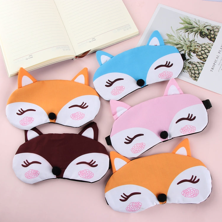 Cute Fox 3D Sleep Mask Rest Travel Sleeping Cover Sleep Ice Mask(Blue) - free shipping - PMC TechLife - Order now!