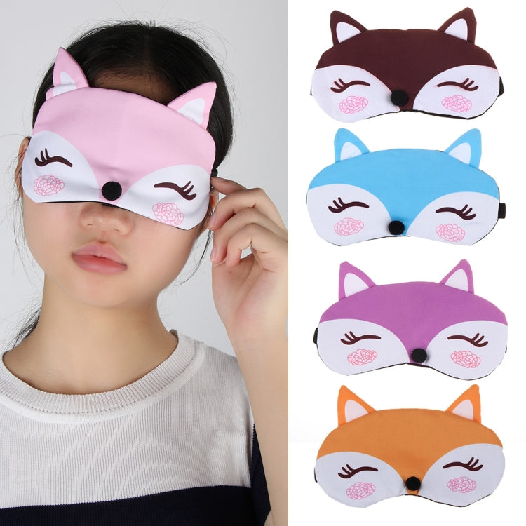 Cute Fox 3D Sleep Mask Rest Travel Sleeping Cover Sleep Ice Mask(Purple) - free shipping - PMC TechLife - Order now!