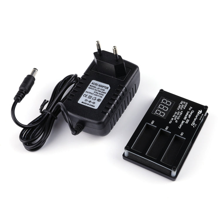 Micro USB Triple Battery Charger for Insta360 ONE X Panoramic Camera(Eu Plug) - Others by PMC TechLife | Online Shopping South Africa | PMC TechLife | Buy Now Pay Later Mobicred