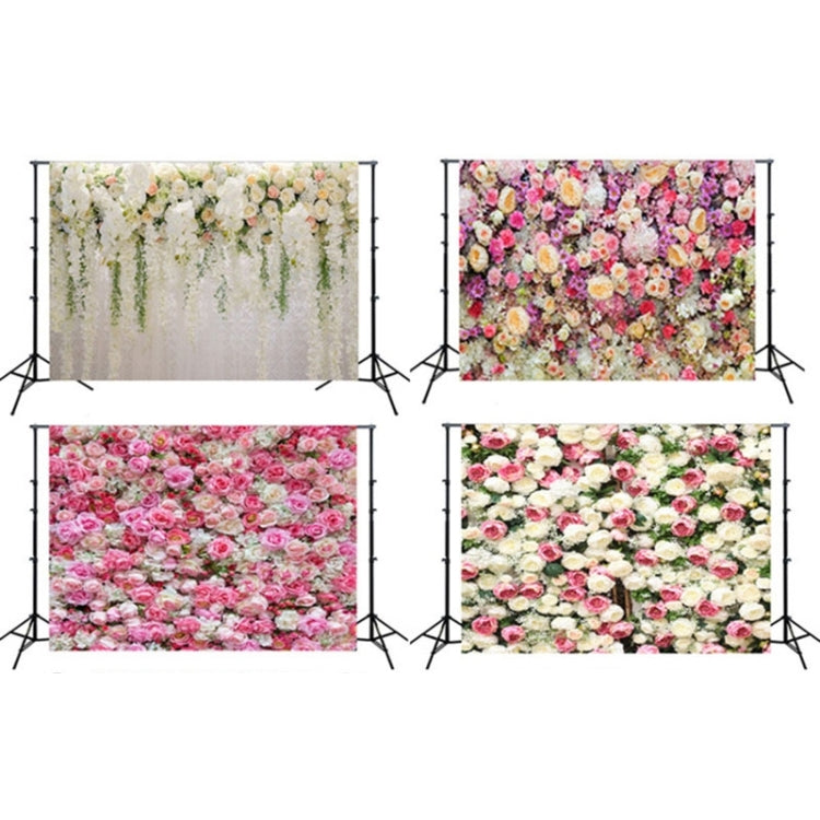 2.1m x 1.5m Flower Wall Simulation Rose Wedding Party Arrangement 3D Photography Background Cloth(H3) - free shipping - PMC TechLife - Order now!