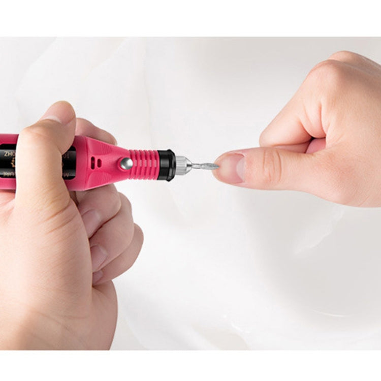 1 Set Power Professional Electric Manicure Machine Pen Pedicure Nail File Nail Tools 6 bits Drill Nail Drill Machine(US White) - Grinding Tools & Accessories by PMC TechLife | Online Shopping South Africa | PMC TechLife | Buy Now Pay Later Mobicred