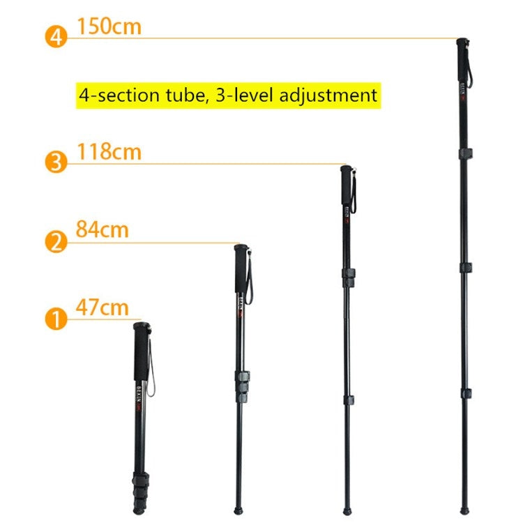 BEXIN P-264 Portable Mobile Phone SLR Camera Photography Monopod Holder Selfie Mount Alpenstock Pole - Monopods by BEXIN | Online Shopping South Africa | PMC TechLife | Buy Now Pay Later Mobicred