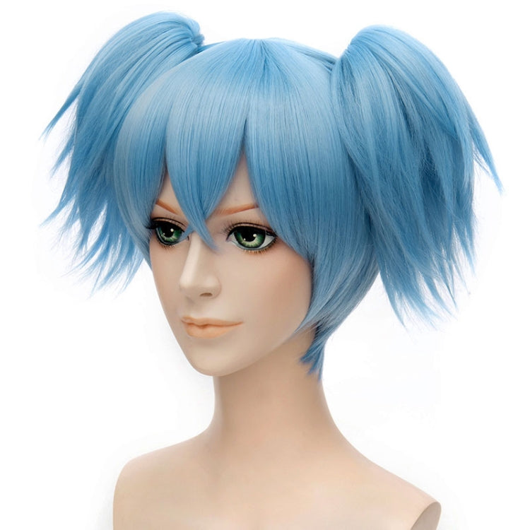 Anime Assassination Classroom Shiota Nagisa Ponytails Wig Cosplay Costume Synthetic Hair(Blue) - free shipping - PMC TechLife - Order now!