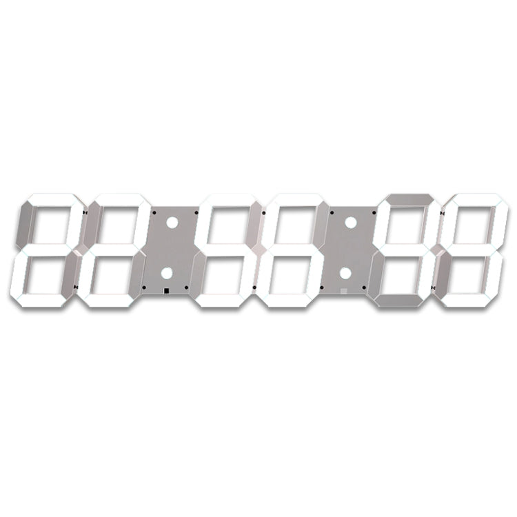 Creative LED Digital Wall Clock Multi-function WIFI Clock, Style:6 Bit Hollow WIFI(White) - Wall Clock by PMc TechLife | Online Shopping South Africa | PMc TechLife | Buy Now Pay Later Mobicred