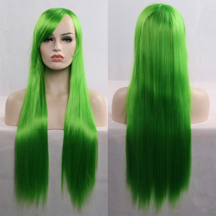 Anime Cosplay Role Playing Color Wig COS Harajuku Style 80cm Long Straight Hair(Green) - free shipping - PMC TechLife - Order now!