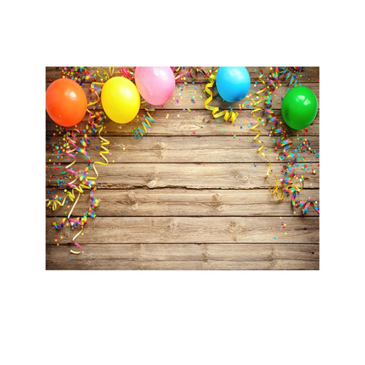 2.1m x 1.5m Wooden Board Balloon Children Birthday Party Cartoon Photography Background - Birthday Party by PMC TechLife | Online Shopping South Africa | PMC TechLife | Buy Now Pay Later Mobicred