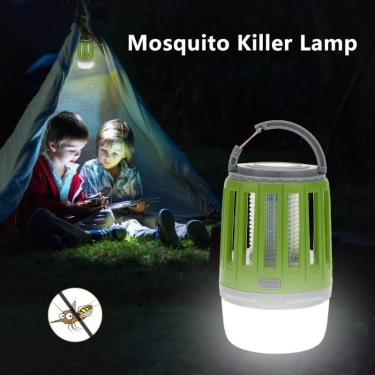 Solar Power Mosquito Killer Outdoor Hanging Camping Anti-insect Insect Killer, Color:Green + Solar Panel - Outdoor Insect Repellent by PMC TechLife | Online Shopping South Africa | PMC TechLife | Buy Now Pay Later Mobicred