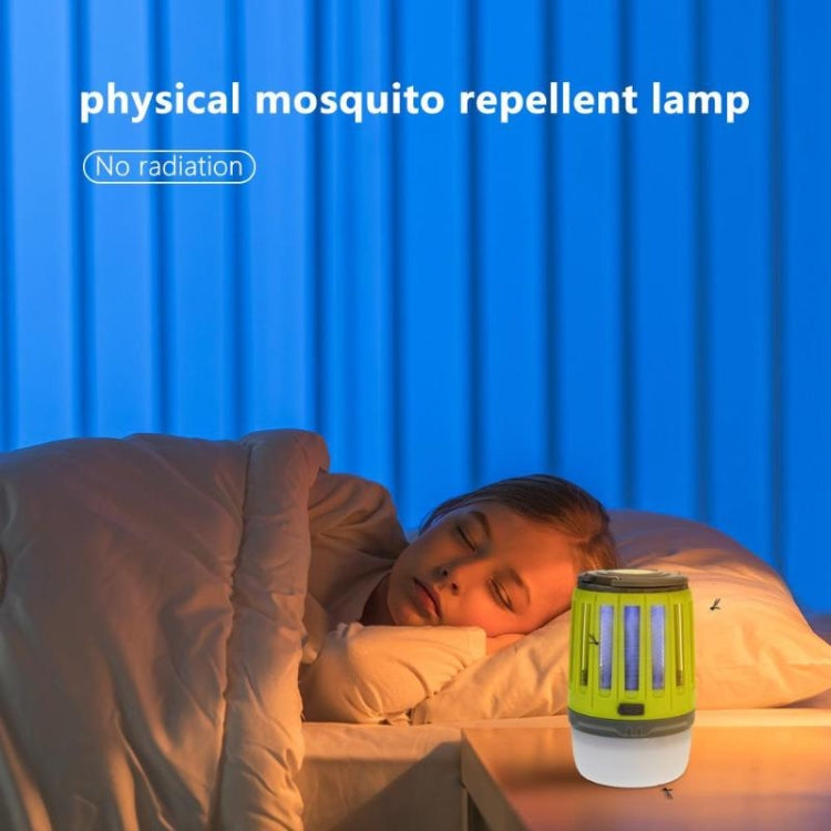 Solar Power Mosquito Killer Outdoor Hanging Camping Anti-insect Insect Killer, Color:Green + Solar Panel - Outdoor Insect Repellent by PMC TechLife | Online Shopping South Africa | PMC TechLife | Buy Now Pay Later Mobicred