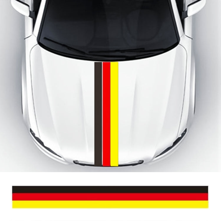Flag Striped Car Hood Vinyl Sticker Body Decal(germany) - Decorative Sticker by PMC TechLife | Online Shopping South Africa | PMC TechLife | Buy Now Pay Later Mobicred
