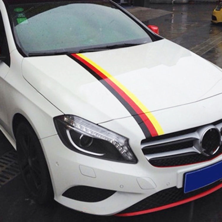 Flag Striped Car Hood Vinyl Sticker Body Decal(germany) - Decorative Sticker by PMC TechLife | Online Shopping South Africa | PMC TechLife | Buy Now Pay Later Mobicred