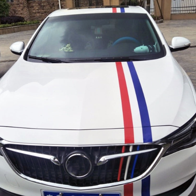 Flag Striped Car Hood Vinyl Sticker Body Decal(france) - Decorative Sticker by PMC TechLife | Online Shopping South Africa | PMC TechLife | Buy Now Pay Later Mobicred