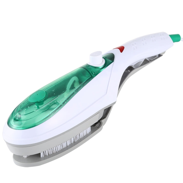 Handheld Garment Steamer Brush Portable Clothes Steam Iron, UK Plug 220V(Green) - Garment Steamer by PMC TechLife | Online Shopping South Africa | PMC TechLife | Buy Now Pay Later Mobicred