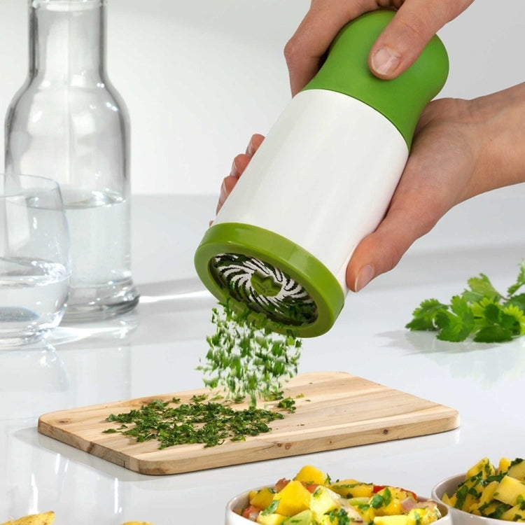 Portable Vegetable Garlic Ginger Coriander Chopper Food Cutter Multifunction Kitchen Cooking Herb Grinder - Stirrer & Squeezer by PMC TechLife | Online Shopping South Africa | PMC TechLife