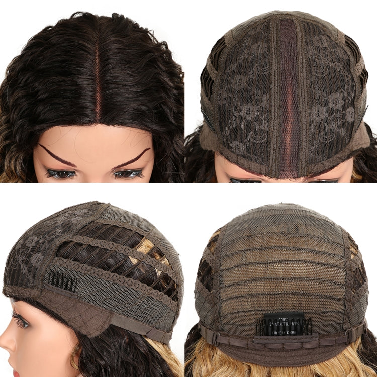 Long Curly Hairpiece High Temperature Fiber Hair 23 Inch Natural Blonde Synthetic Lace Front Wigs( SX282 4T27 Small wig) - free shipping - PMC TechLife - Order now!