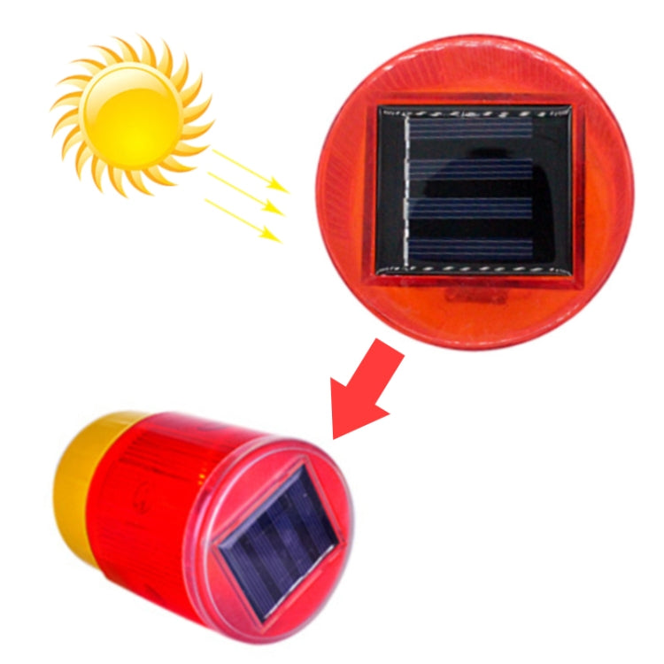 Night Solar Warning Construction Safety Warn Flash Lights Signal Light(Crude) - Warning Lights by PMC TechLife | Online Shopping South Africa | PMC TechLife | Buy Now Pay Later Mobicred