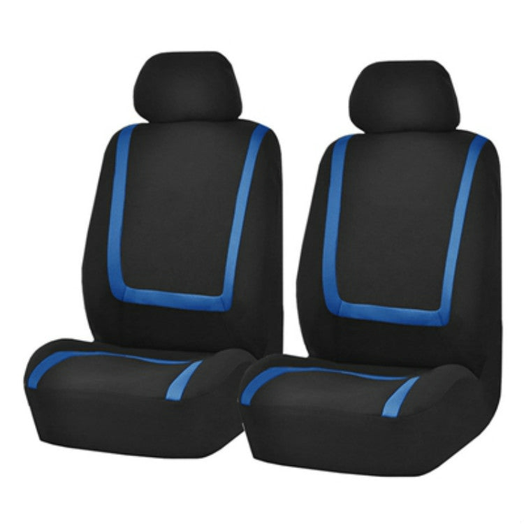 Universal Car Seat Cover Polyester Fabric Automobile Seat Covers Car Seat Cover Vehicle Seat Protector Interior Accessories 4pcs Set Blue - free shipping - PMC TechLife - Order now!