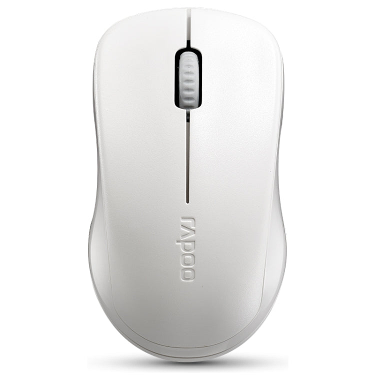 Rapoo1680 2.4GHz 1000 DPI 3 Buttons Business Office Desktop Computer Notebook Mute Portable Power Saving Wireless Mouse(White) - free shipping - PMC Jewellery - Order now!