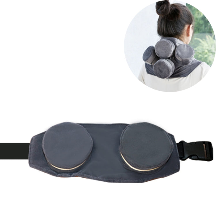Moxibustion Clothing Thickened Smokeless Neck and Shoulder Insulation Clothing Moxibustion Flocking Cloth Cover, Style:2 United Gray - free shipping - PMC TechLife - Order now!