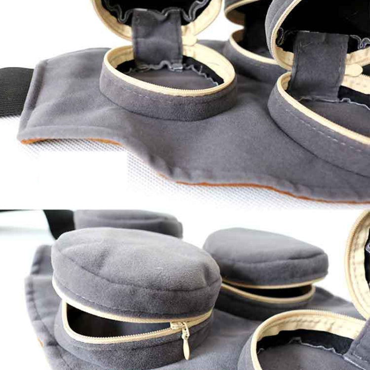 Moxibustion Clothing Thickened Smokeless Neck and Shoulder Insulation Clothing Moxibustion Flocking Cloth Cover, Style:3 United Gray - free shipping - PMC TechLife - Order now!