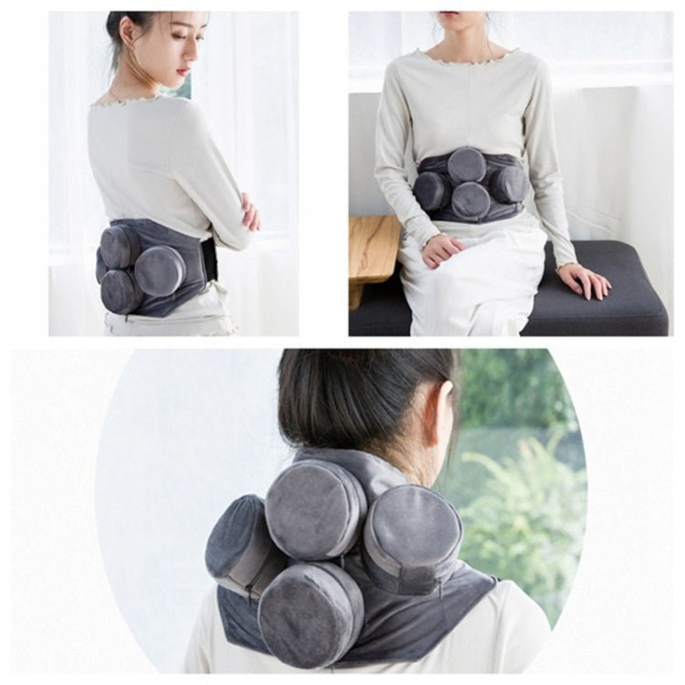 Moxibustion Clothing Thickened Smokeless Neck and Shoulder Insulation Clothing Moxibustion Flocking Cloth Cover, Style:3 United Gray - free shipping - PMC TechLife - Order now!