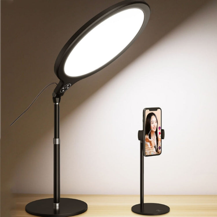 10 inch 26cm Live Broadcast Photography Desktop Beauty Fill Light Bracket, Style:Medium Version+Cooling Bracket(Black) - free shipping - PMC Jewellery - Order now!