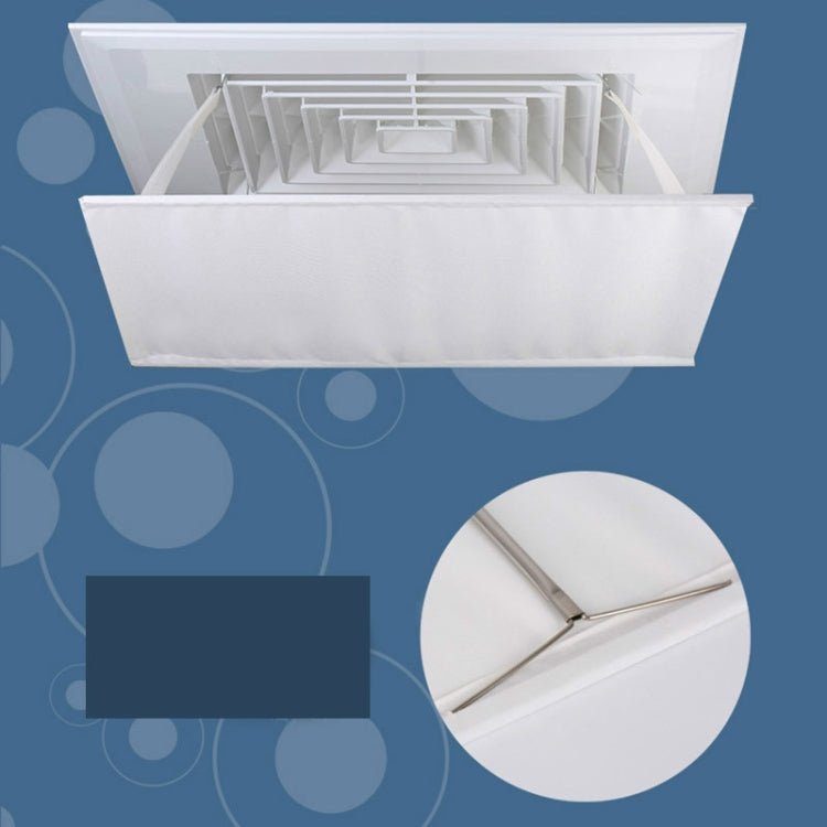 Central Air Conditioning Wind Shield Wall-Mounted Anti Direct Blowing Windshield, Size:45x45cm(White) - free shipping - PMC TechLife - Order now!