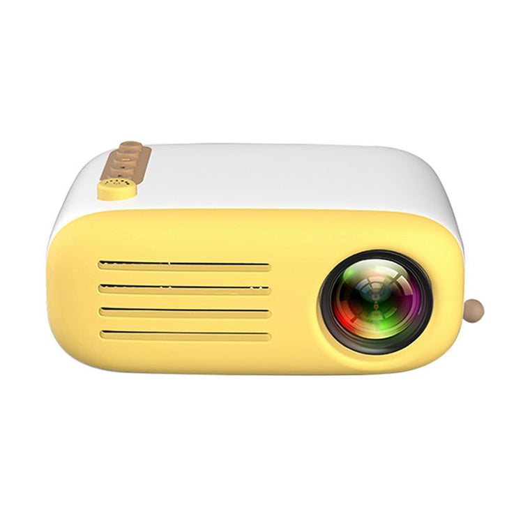 YG200 Portable LED Pocket Mini Projector AV SD HDMI Video Movie Game Home Theater Video Projector, US Plug(Yellow and White) - LED Projector by PMC TechLife | Online Shopping South Africa | PMC TechLife | Buy Now Pay Later Mobicred