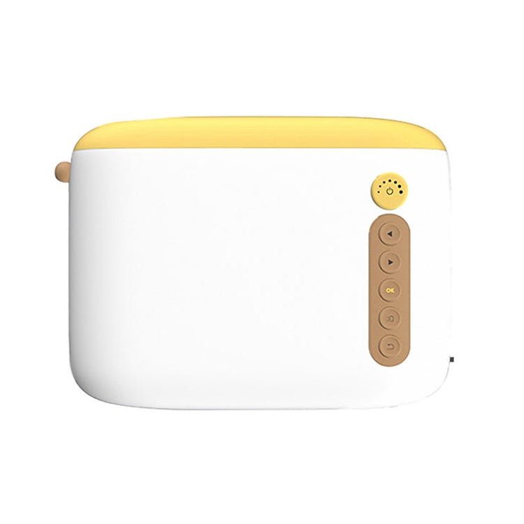 YG200 Portable LED Pocket Mini Projector AV SD HDMI Video Movie Game Home Theater Video Projector, US Plug(Yellow and White) - LED Projector by PMC TechLife | Online Shopping South Africa | PMC TechLife | Buy Now Pay Later Mobicred