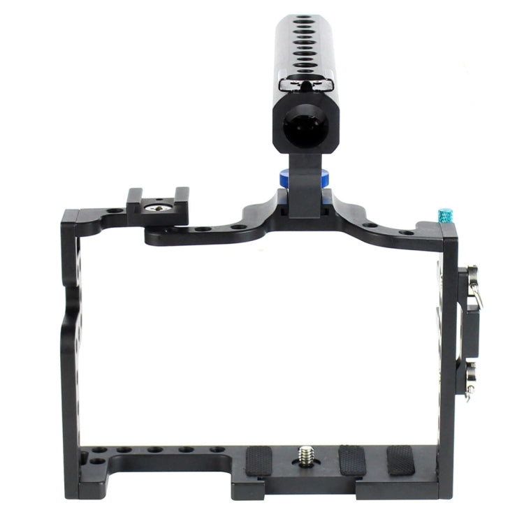 Camera Metal Video Cage Handle Stabilizer for Panasonic LUMIX GH3/GH4(Black) - Camera Cage by PMC TechLife | Online Shopping South Africa | PMC TechLife | Buy Now Pay Later Mobicred