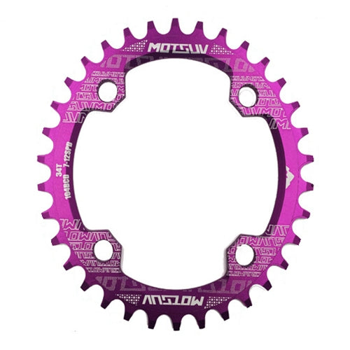MOTSUV Narrow Wide Chainring MTB  Bicycle 104BCD Tooth Plate Parts(Purple) - free shipping - PMC TechLife - Order now!