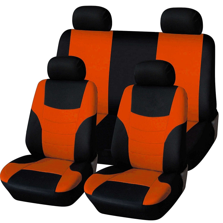 Universal Car Seat Cover Personality Stitching Automotive Chairs Protective Sleeve Cloth Automobile Seats Covers(Orange) - free shipping - PMC TechLife - Order now!