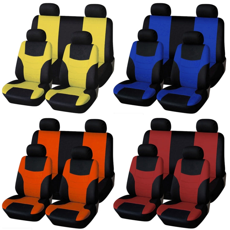 Universal Car Seat Cover Personality Stitching Automotive Chairs Protective Sleeve Cloth Automobile Seats Covers(Orange) - free shipping - PMC TechLife - Order now!