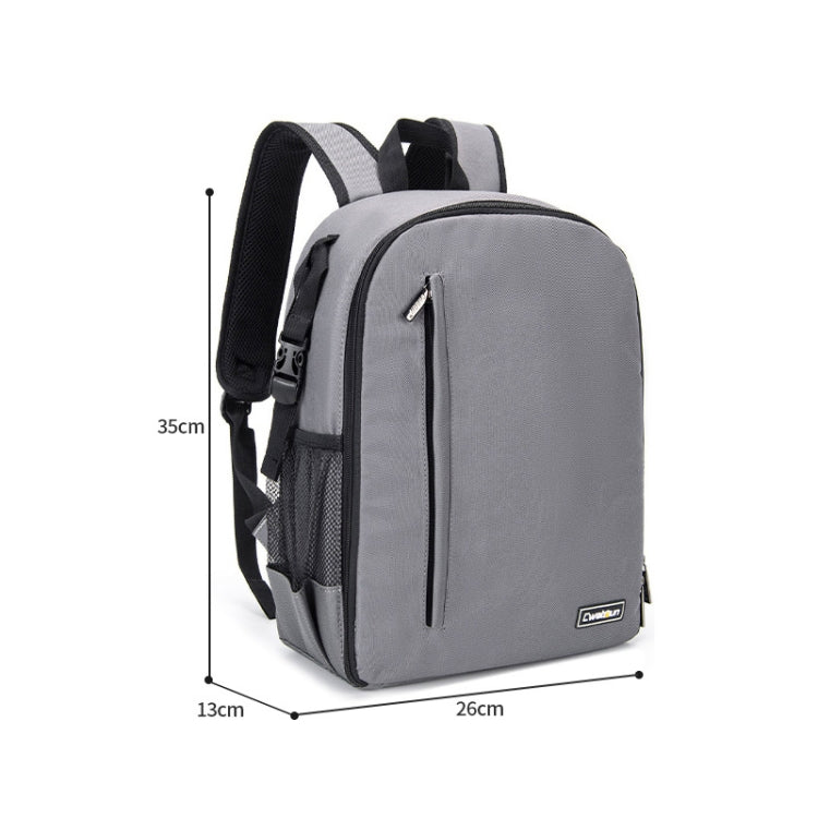 CADeN Shoulder Digital Camera Bag Outdoor Nylon Photography Backpack(Grey Small Bag) - free shipping - PMC TechLife - Order now!