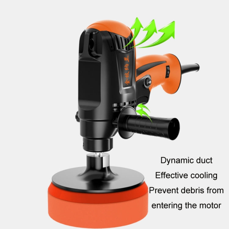 Car Beauty Sealing Glaze Polishing Machine Tile Repair Waxing Machine With Sponge Set, Model: 220V EU Plug - Polishing Machine & Accessories by PMC TechLife | Online Shopping South Africa | PMC TechLife | Buy Now Pay Later Mobicred