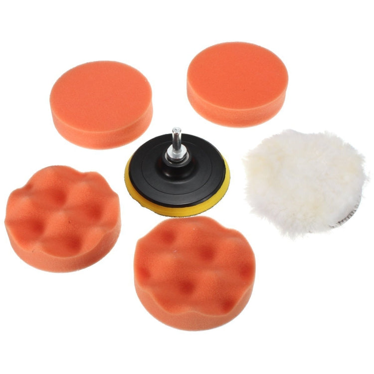 7 in 1 Buffing Pad Set Thread Auto Car Polishing Pad Kit for Car Polisher, Size:6 inch - Polishing Machine & Accessories by PMC TechLife | Online Shopping South Africa | PMC TechLife