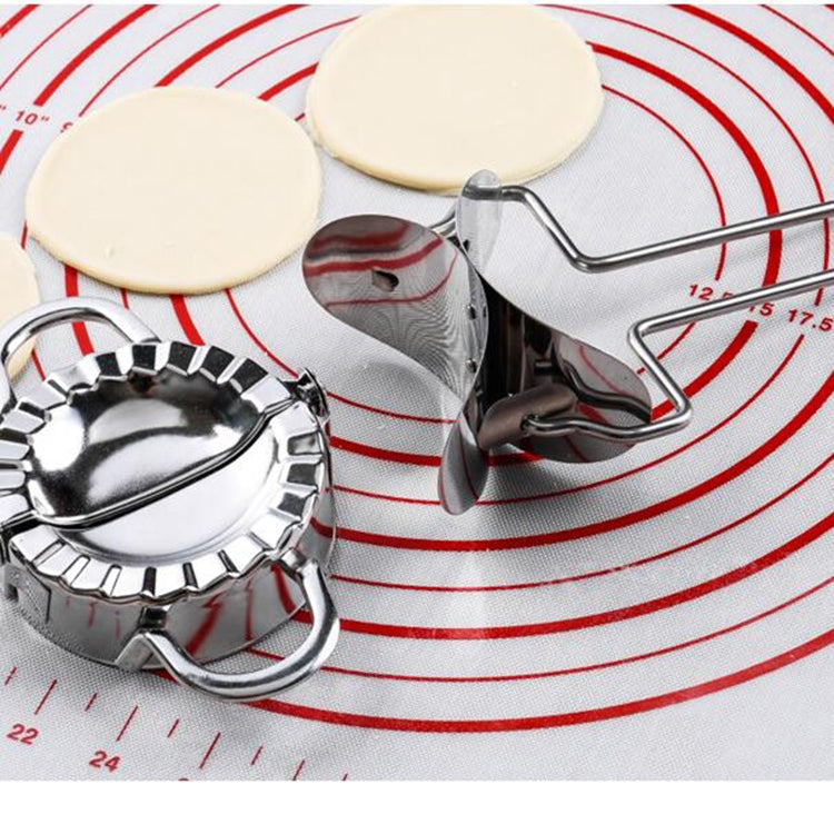 Stainless Steel Dumpling Maker Dough Cutter Dumpling Mould Kitchen Accessories Pastry Tools, Specification:Small 7.7cm with White Box - Food Molds by PMC TechLife | Online Shopping South Africa | PMC TechLife