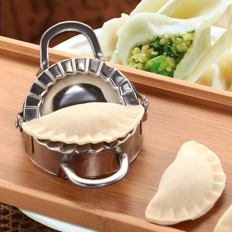 Stainless Steel Dumpling Maker Dough Cutter Dumpling Mould Kitchen Accessories Pastry Tools, Specification:Small 7.7cm with White Box - Food Molds by PMC TechLife | Online Shopping South Africa | PMC TechLife