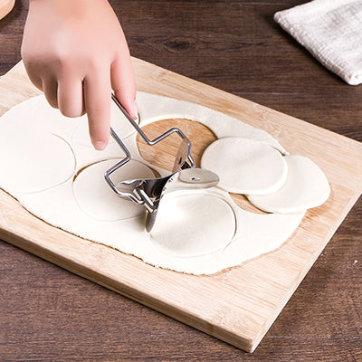 Stainless Steel Dumpling Maker Dough Cutter Dumpling Mould Kitchen Accessories Pastry Tools, Specification:7.3 Dumplings Round knife - free shipping - PMC TechLife - Order now!