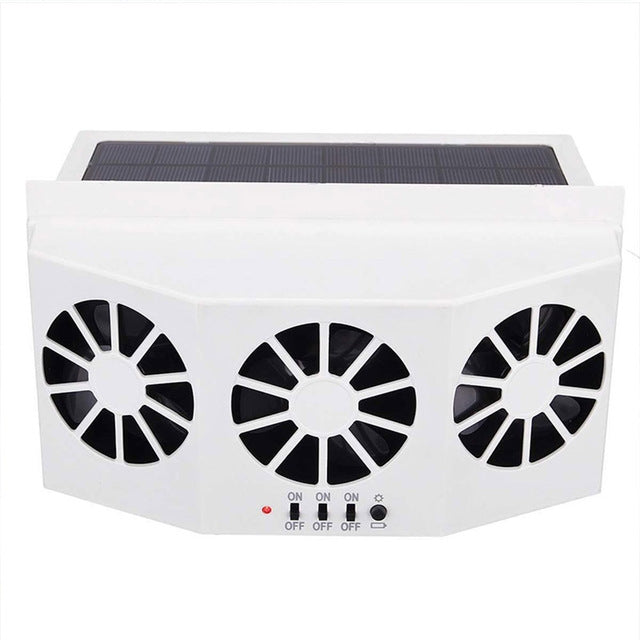 Solar Car Radiator Energy Saving Environmental Protection Detoxification Deodorization Radiator(White) - free shipping - PMC TechLife - Order now!