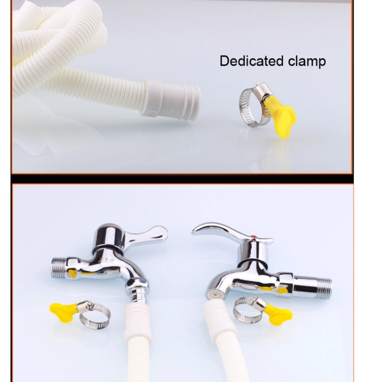 18mm Diameter Plastic Drain Pipe Water Outlet Extension Hose with Clamp for Semi-automatic Washing Machine / Air Conditioner, Size:2m  Length - Air Conditioning & Accessories by PMC TechLife | Online Shopping South Africa | PMC TechLife | Buy Now Pay Later Mobicred